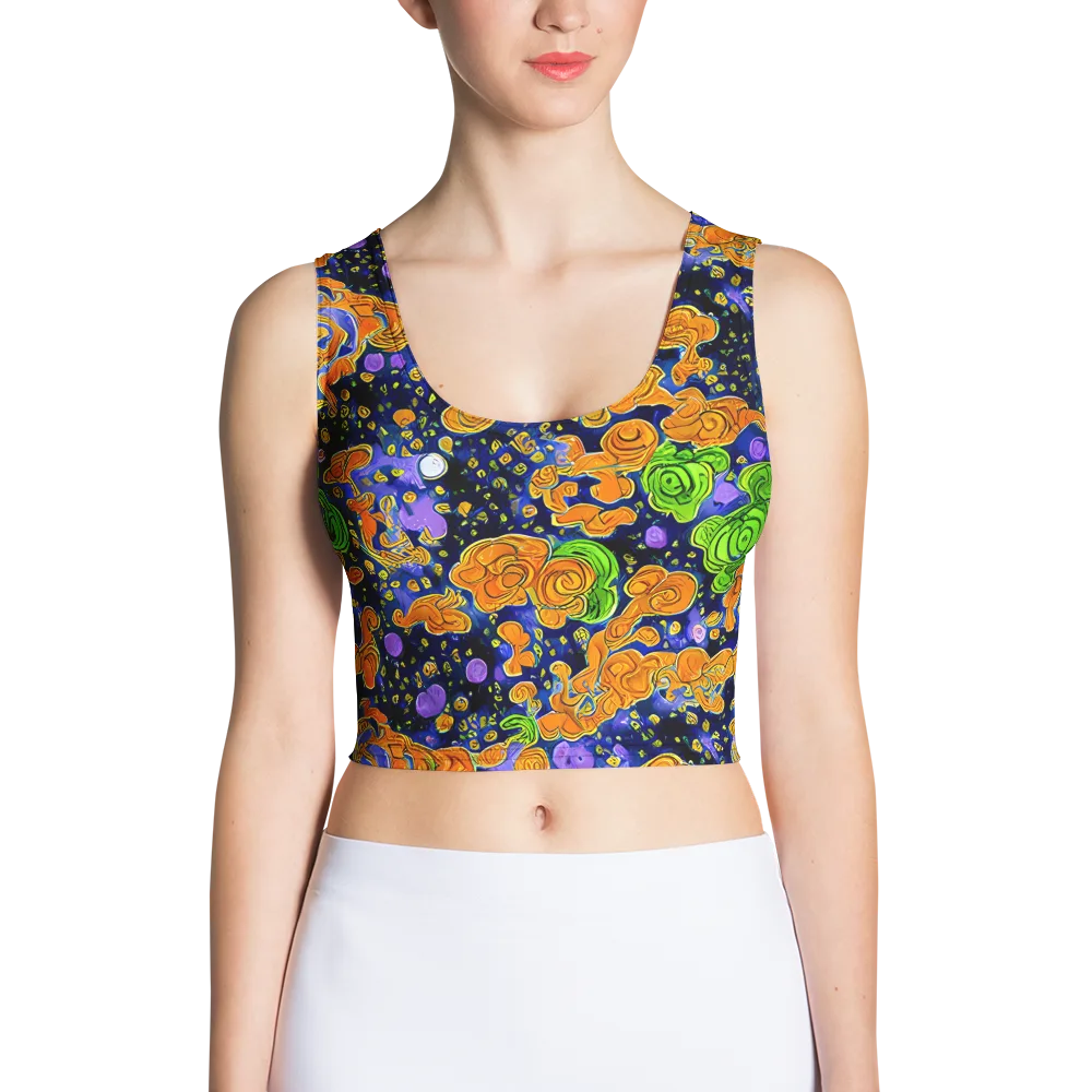 Cobalt Candy on Crop Top — Front