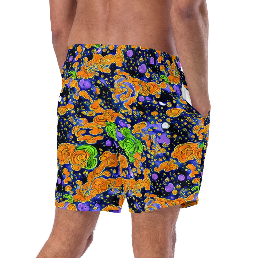 Cobalt Candy on Swim Trunks — Right Back