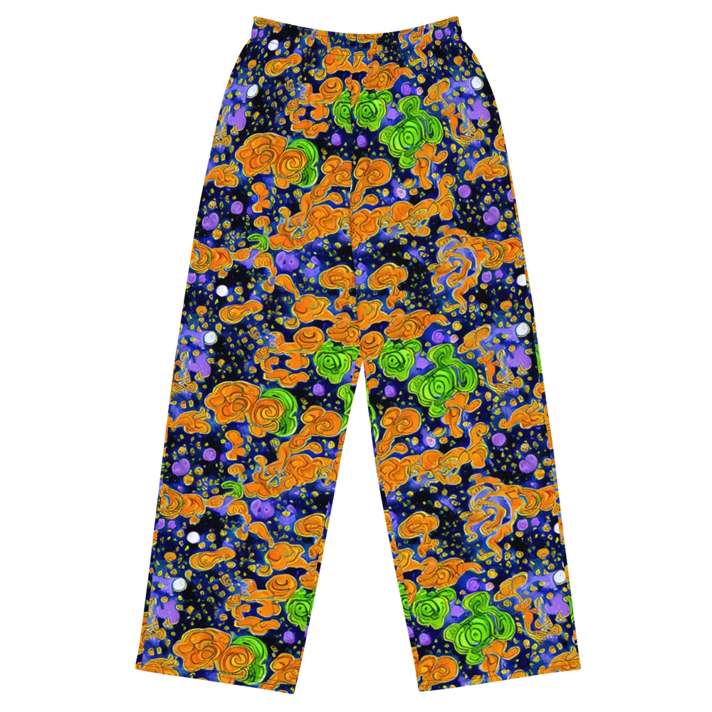 Cobalt Candy on Wide-Leg Pants — Front