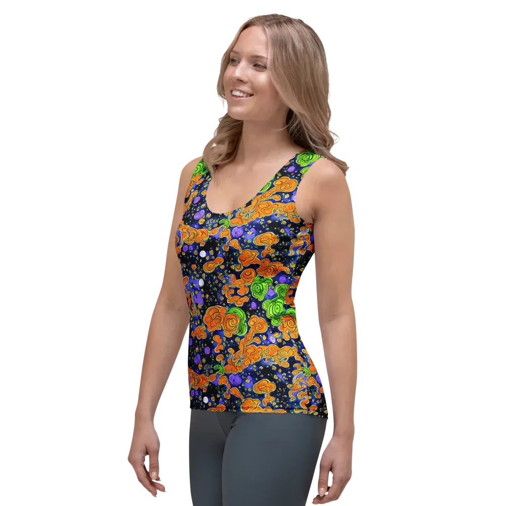 Cobalt Candy on Women's Tank Top — Left Front
