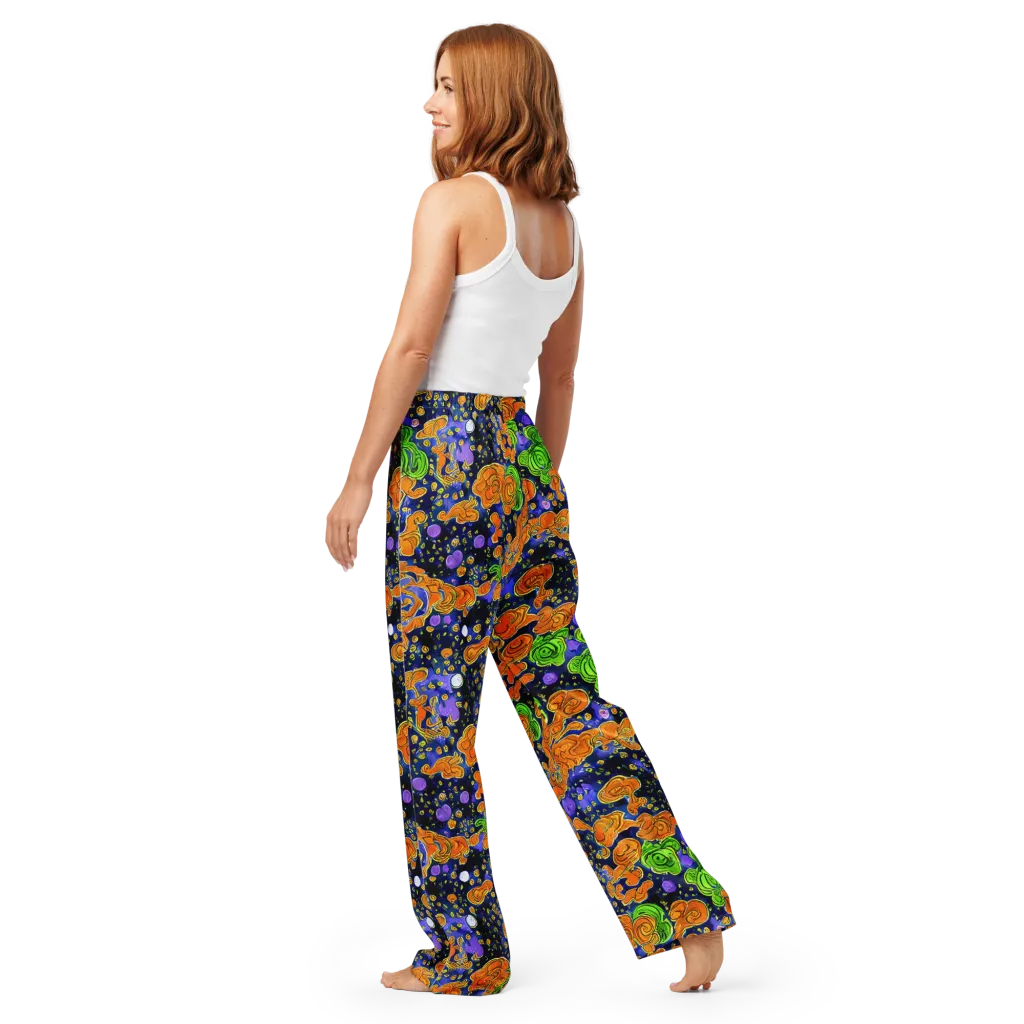 Cobalt Candy on Women's Pajama Pants — Back