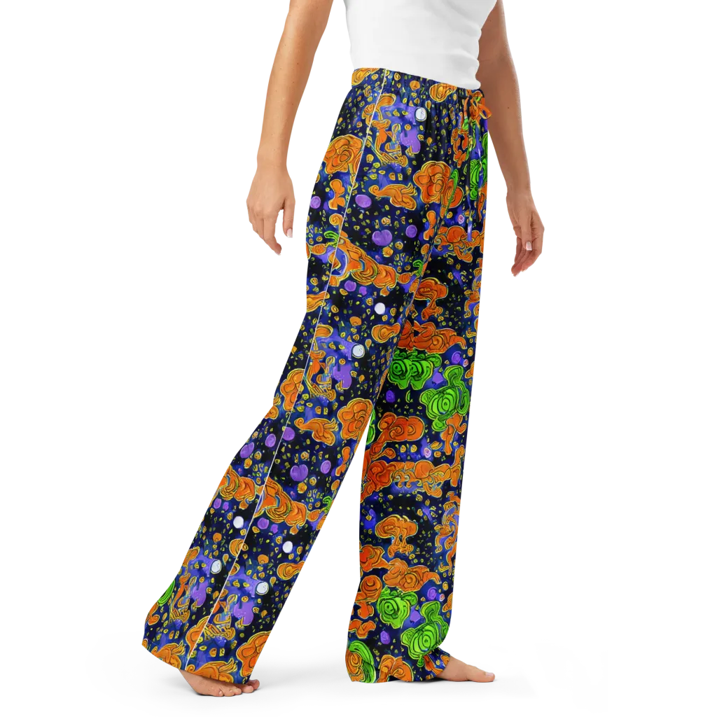 Cobalt Candy on Women's Pajama Pants — Right Front