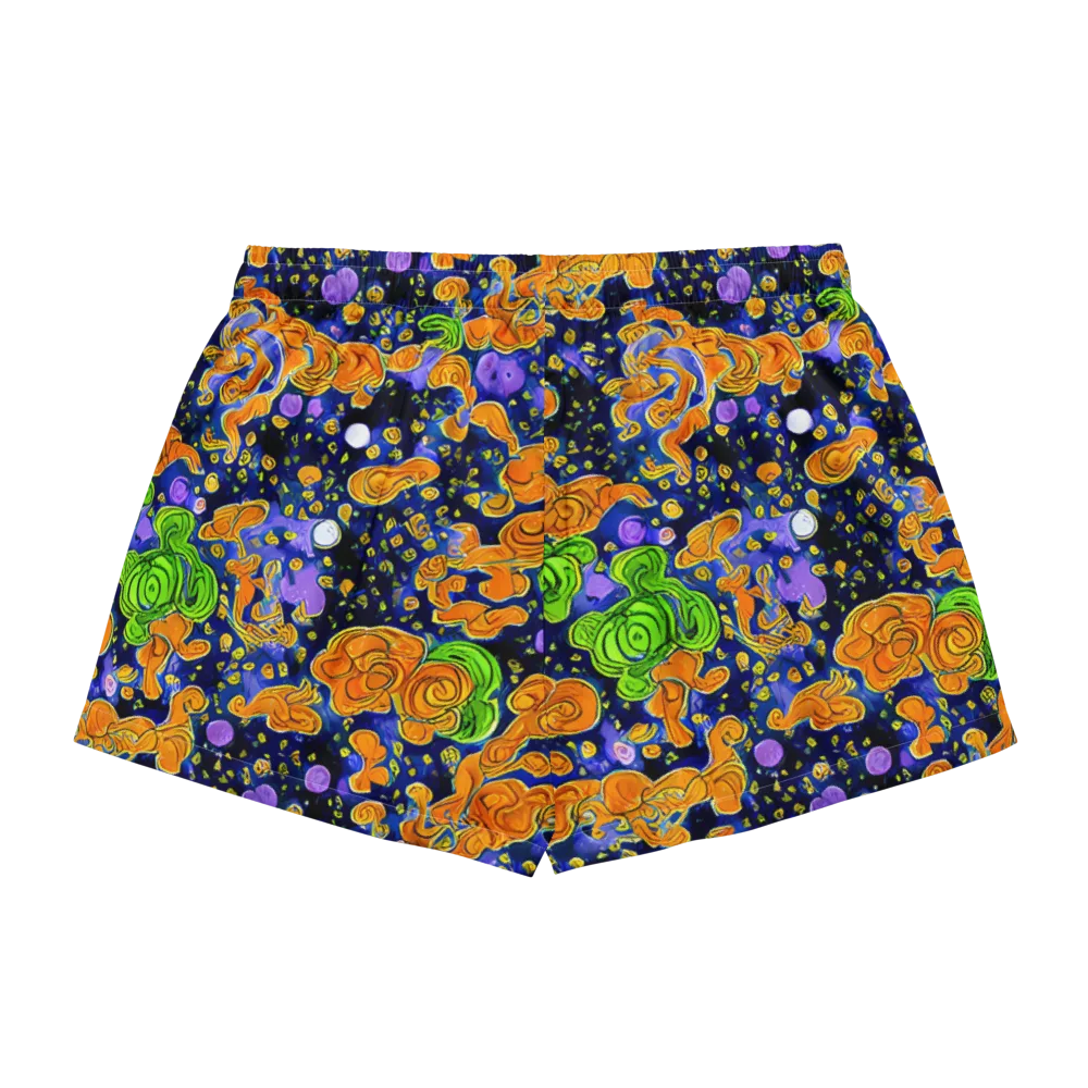 Cobalt Candy on Women's Pajama Shorts — Back