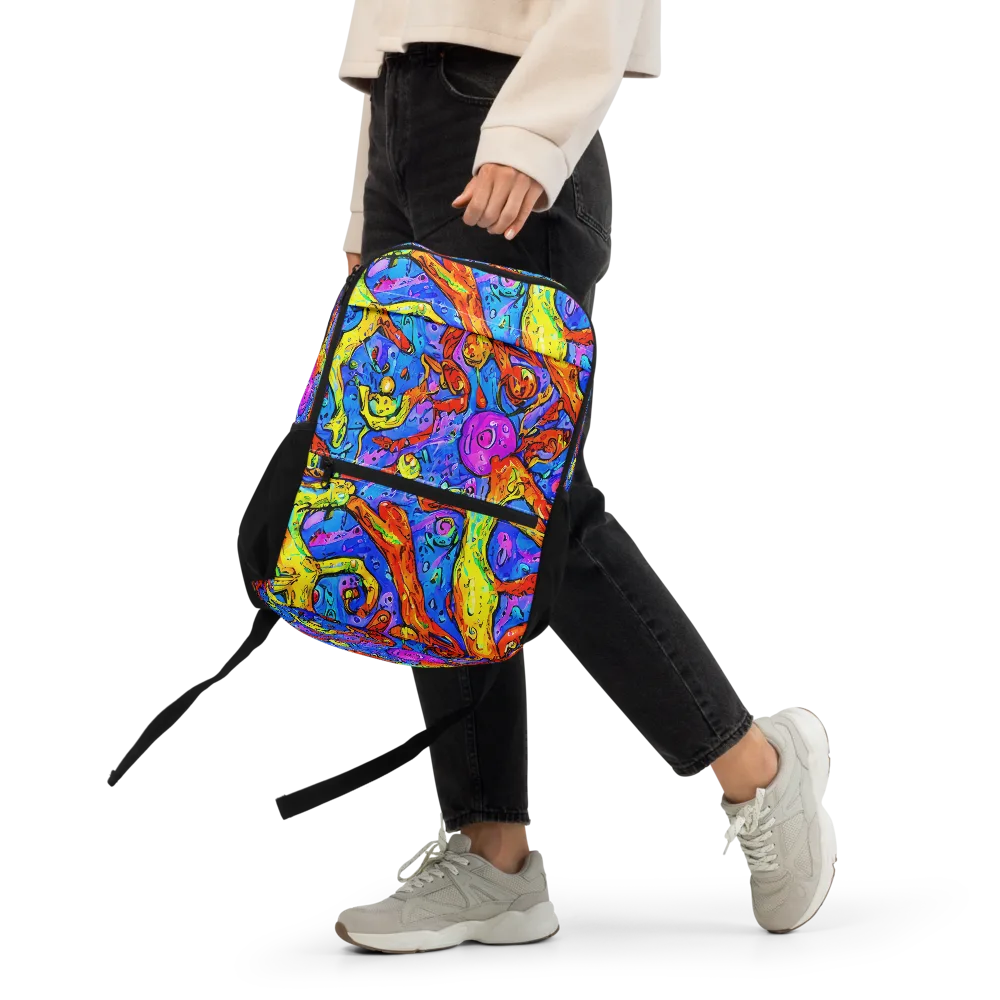 Chromatic Shoal on Utility Backpack — Front