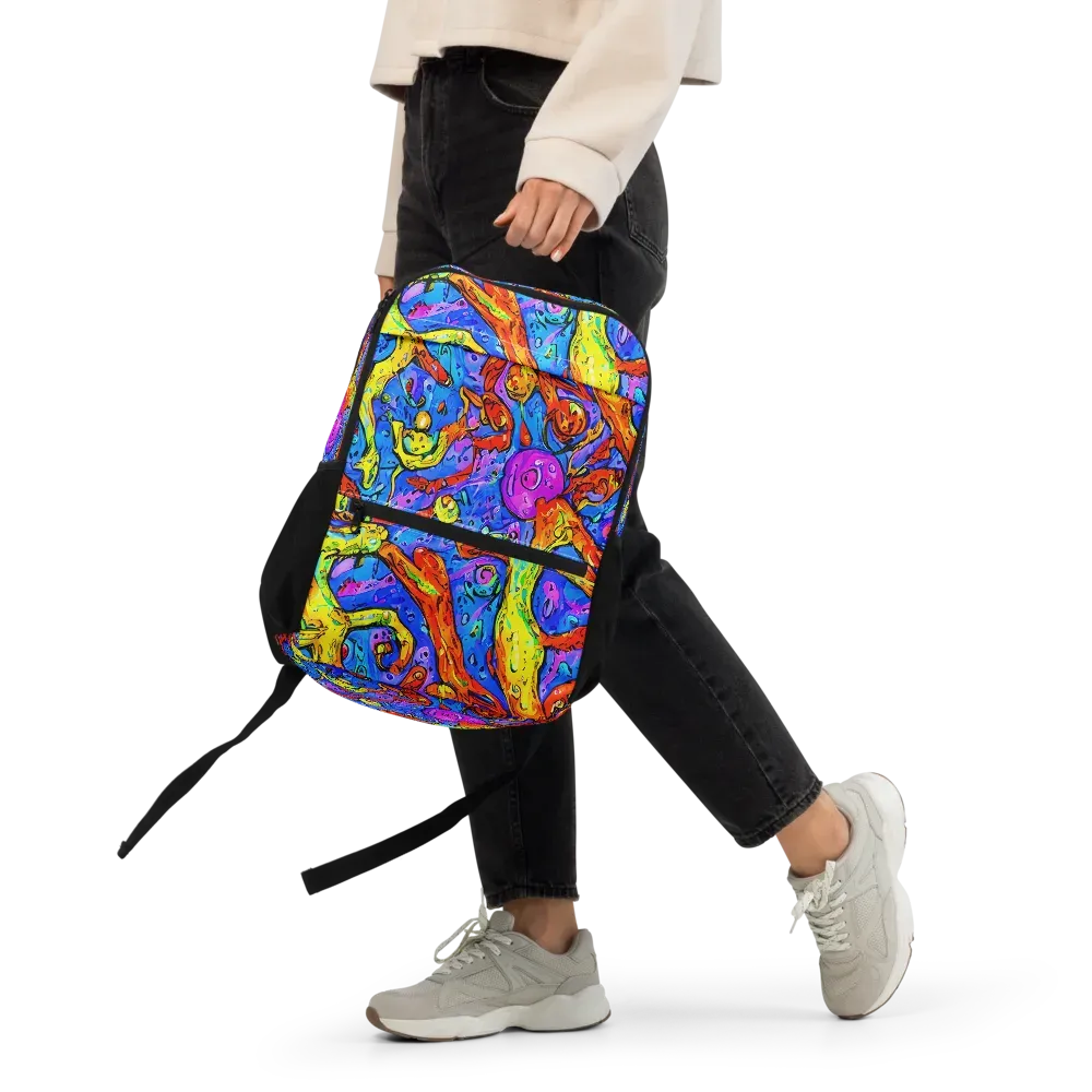 Chromatic Shoal on Utility Backpack — Front