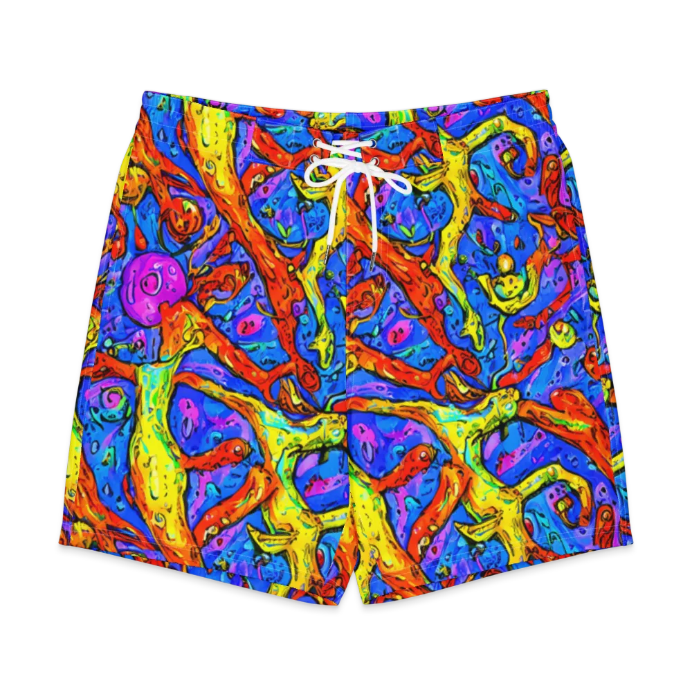 Chromatic Shoal on Men's Board Shorts — Front