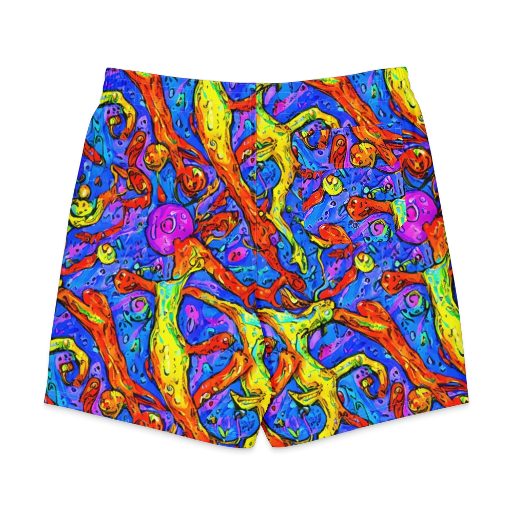 Chromatic Shoal on Men's Board Shorts — Back
