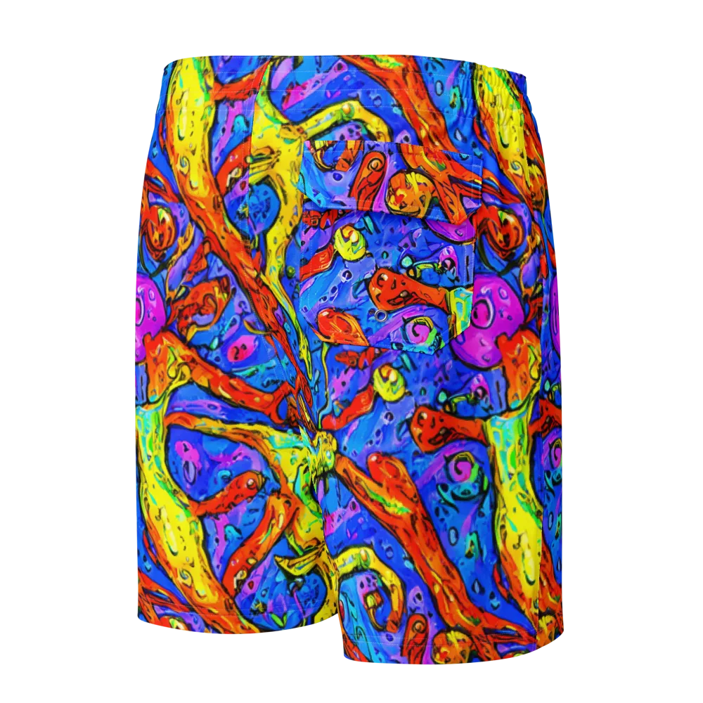 Chromatic Shoal on Men's Board Shorts — Back