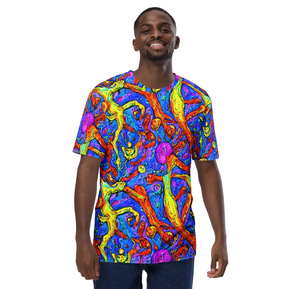 Chromatic Shoal on Men's Crew Neck T-Shirt — Front