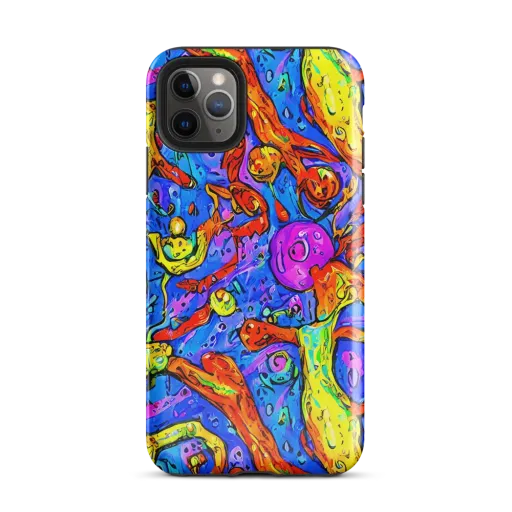 Chromatic Shoal on a Tough Case for iPhone®