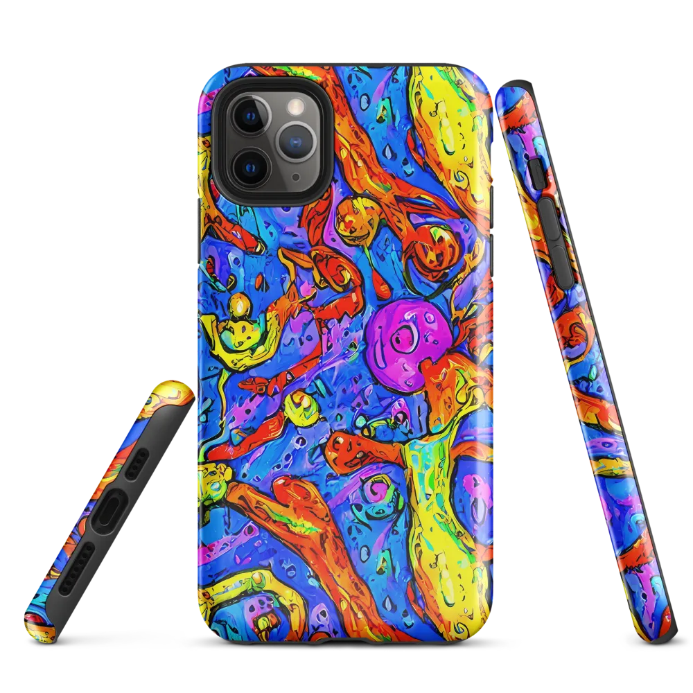 Chromatic Shoal on Tough Case for iPhone® — Front