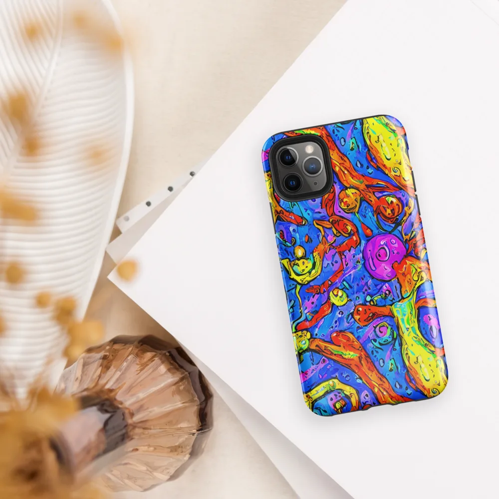 Chromatic Shoal on Tough Case for iPhone® — Front