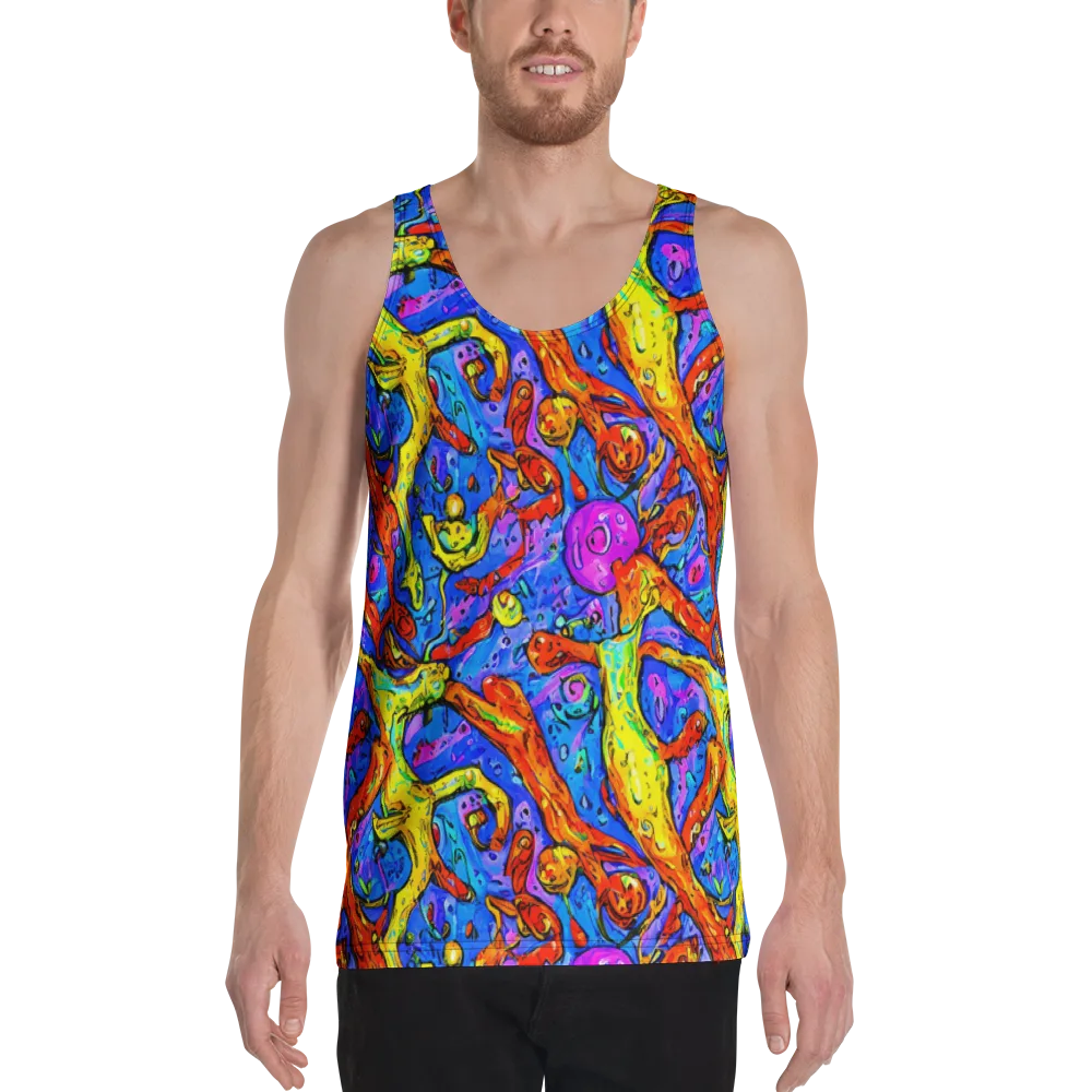 Chromatic Shoal on Men's Tank Top — Front