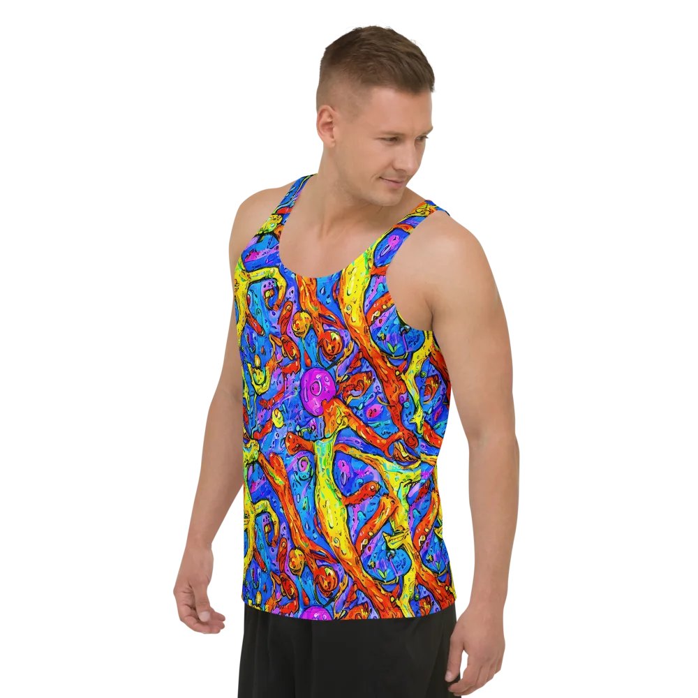Chromatic Shoal on Men's Tank Top — Left Front