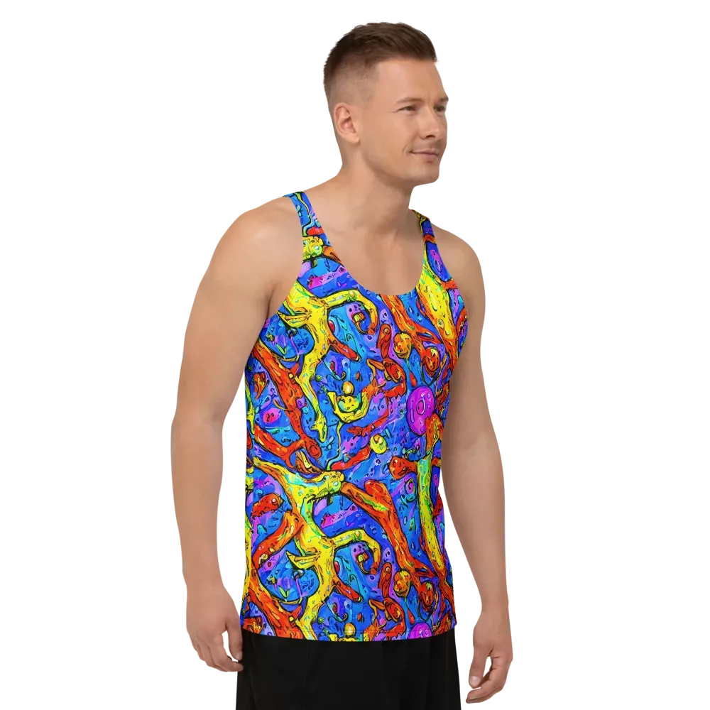 Chromatic Shoal on Men's Tank Top — Right Front