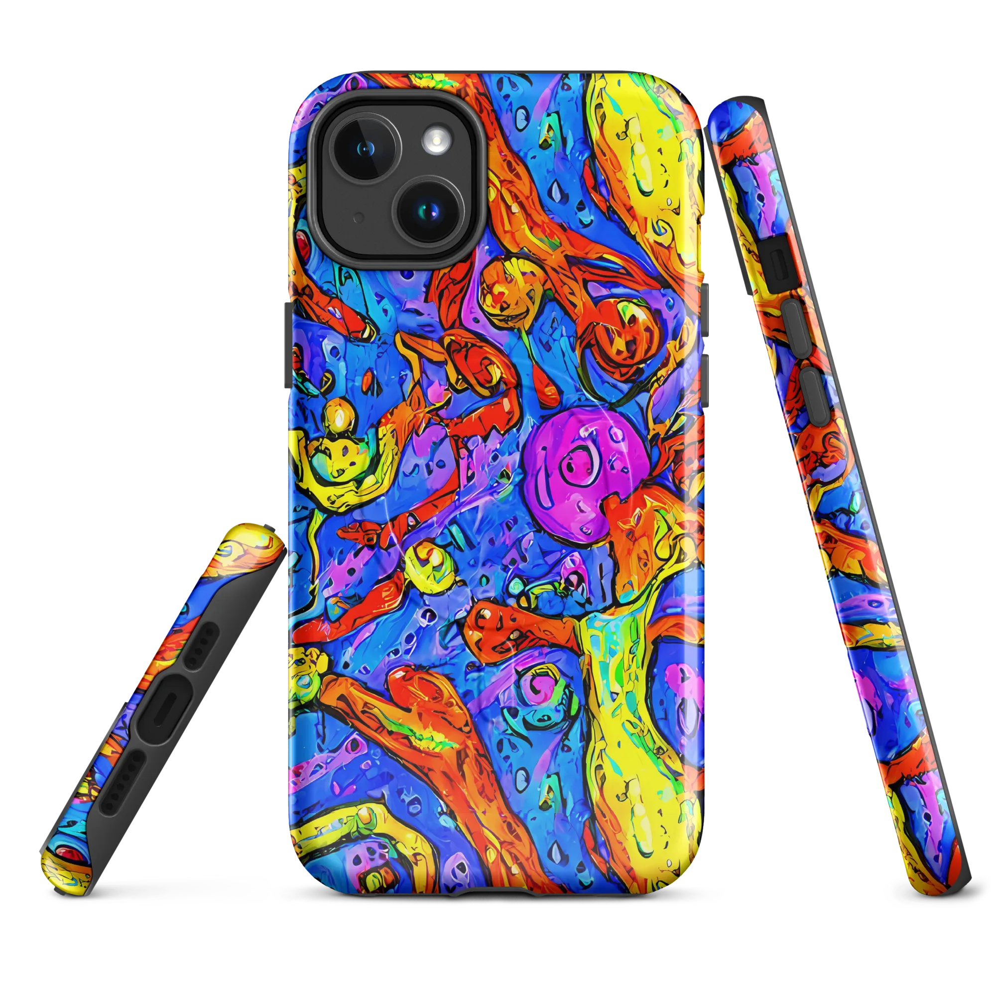 Chromatic Shoal on MagSafe Tough Case for iPhone® — Front