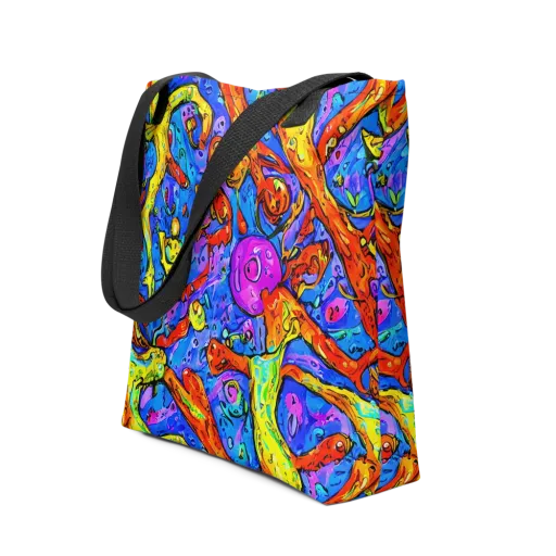 Chromatic Shoal on a Tote Bag
