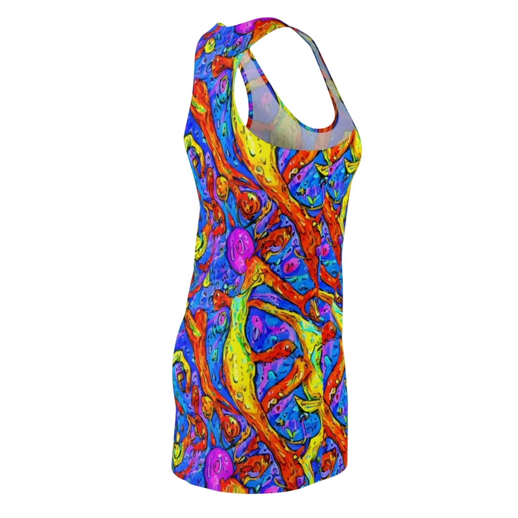 Chromatic Shoal on Racerback Dress — Back Side