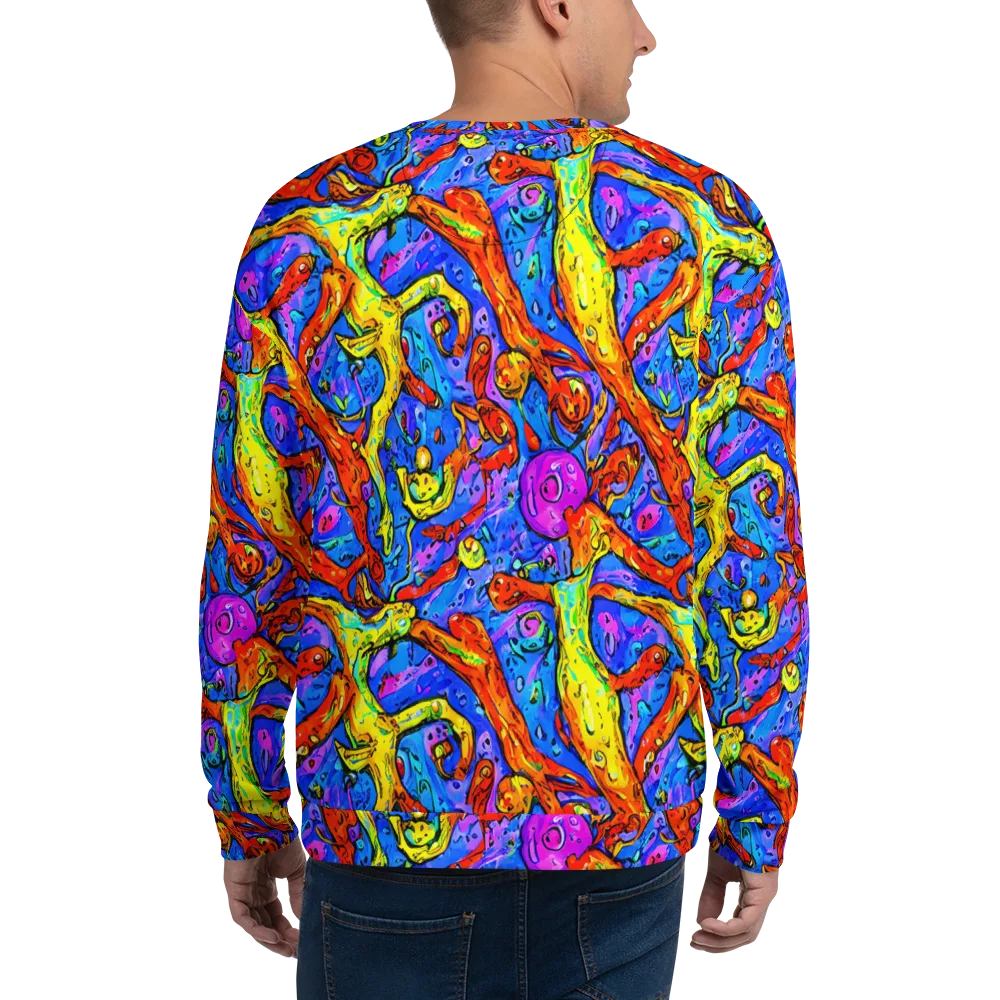 Chromatic Shoal on Sweatshirt — Back