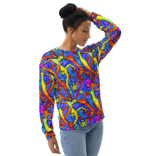 Chromatic Shoal on a Sweatshirt