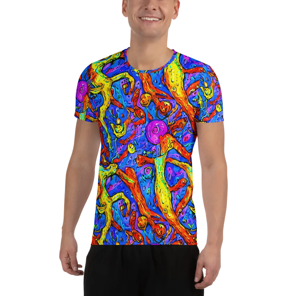 Chromatic Shoal on Men's Athletic T-Shirt — Front