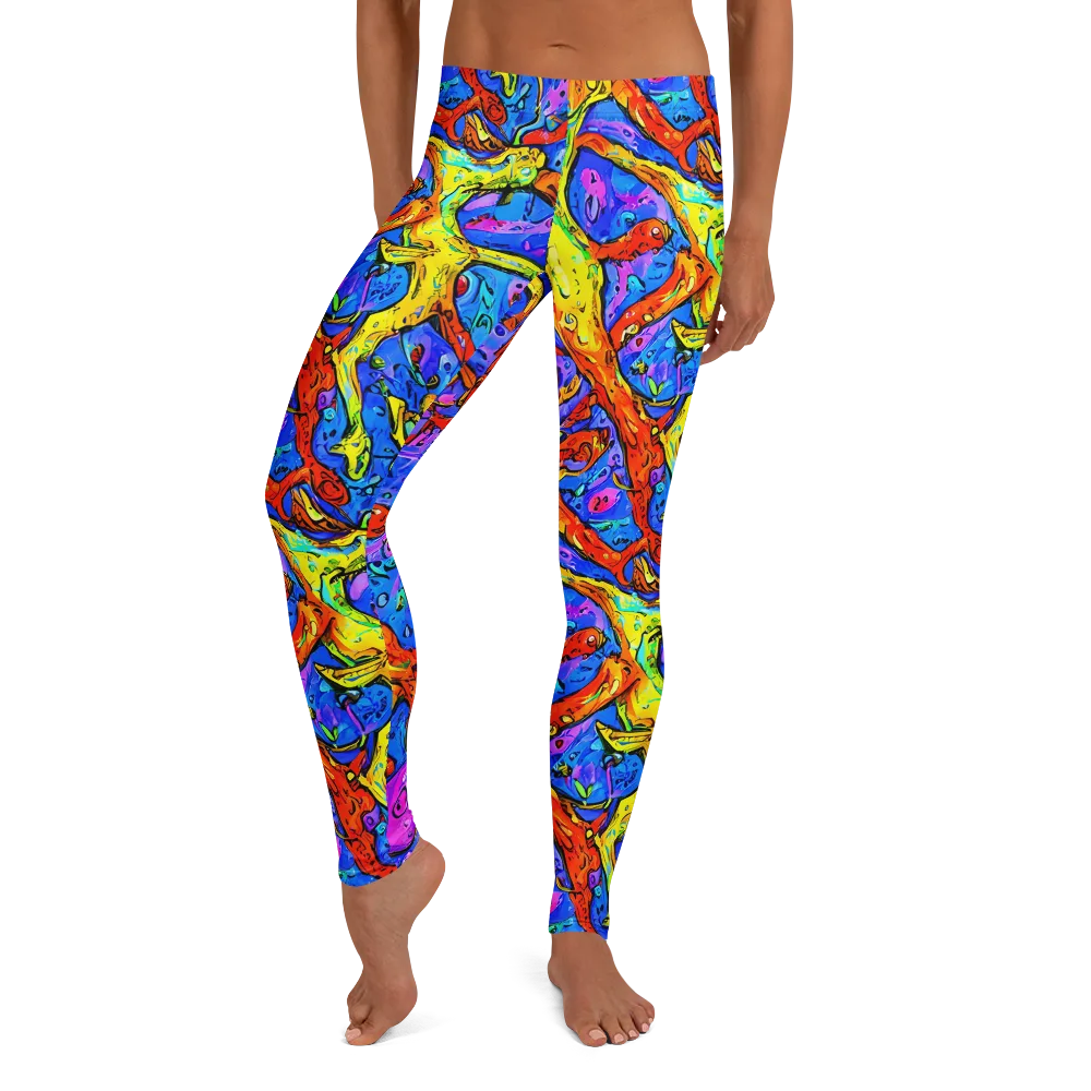 Chromatic Shoal on Leggings — Front