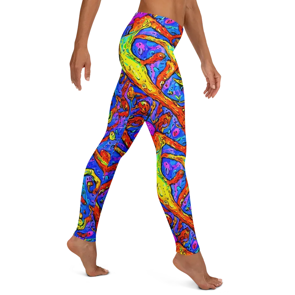 Chromatic Shoal on Leggings — Right