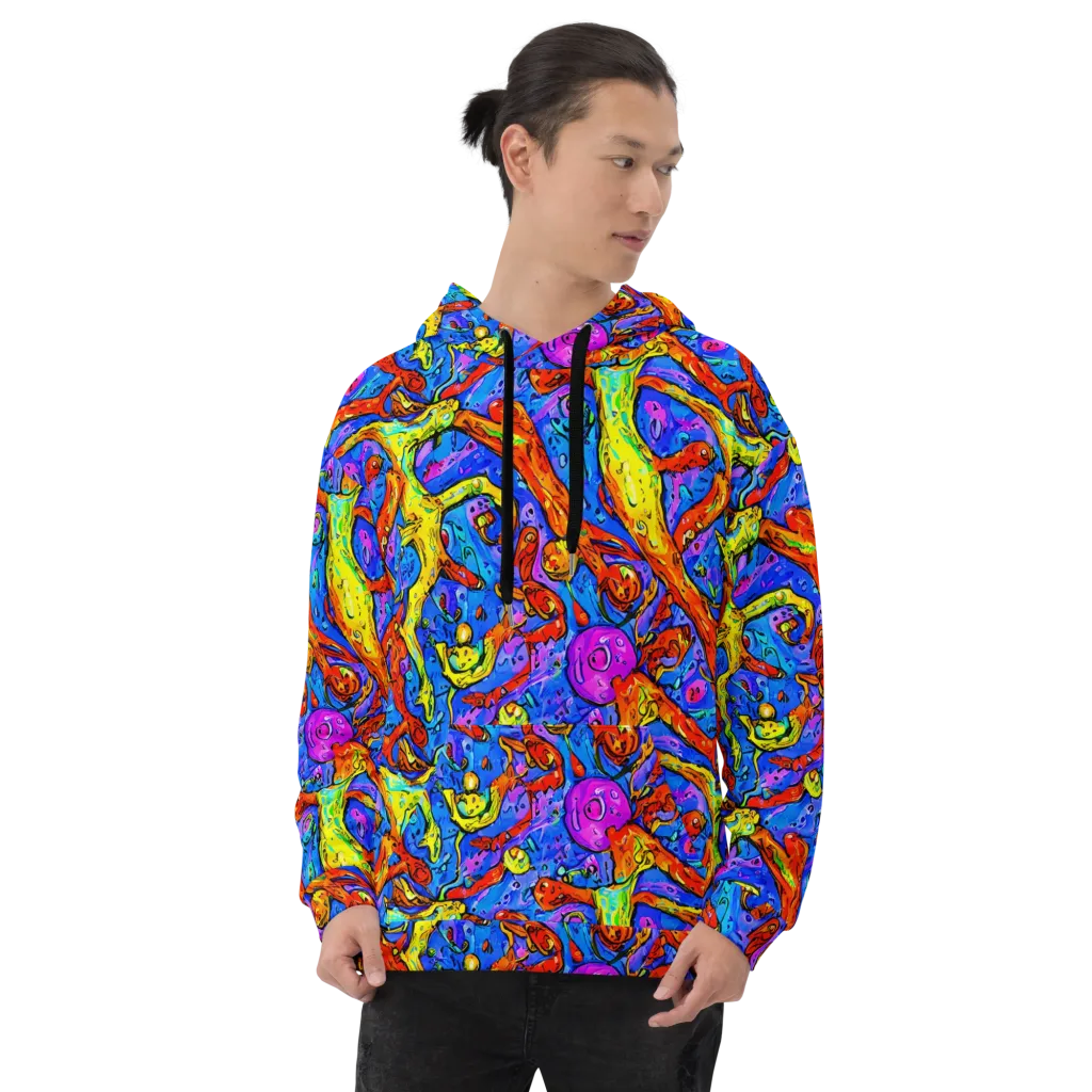 Chromatic Shoal on Hoodie — Front
