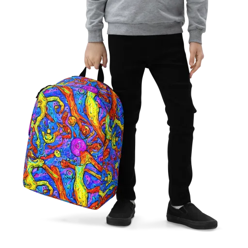 Chromatic Shoal on a Minimalist Backpack