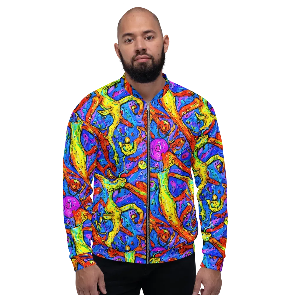 Chromatic Shoal on Bomber Jacket — Front