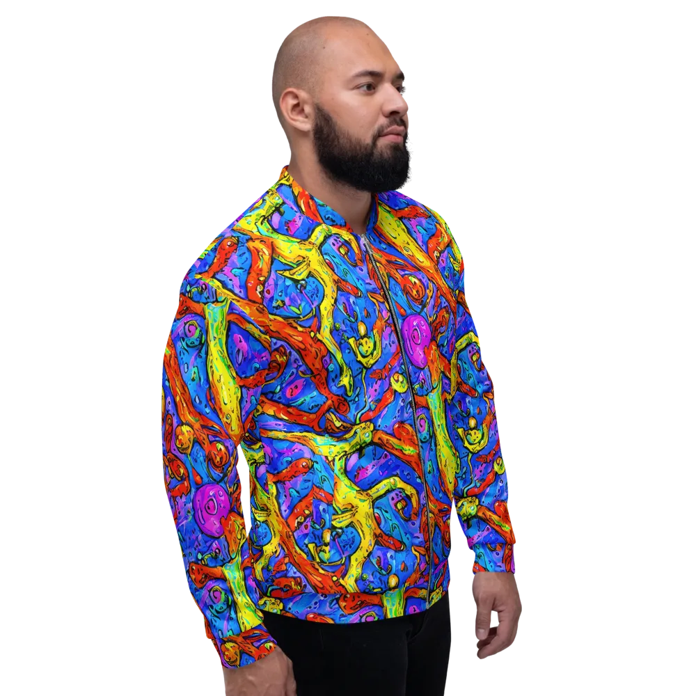 Chromatic Shoal on Bomber Jacket — Right