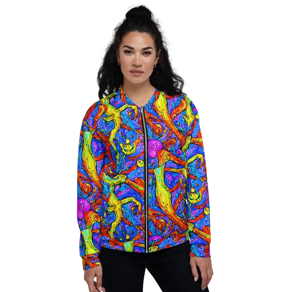 Chromatic Shoal on Bomber Jacket — Front
