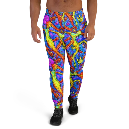 Chromatic Shoal on a Men's Joggers