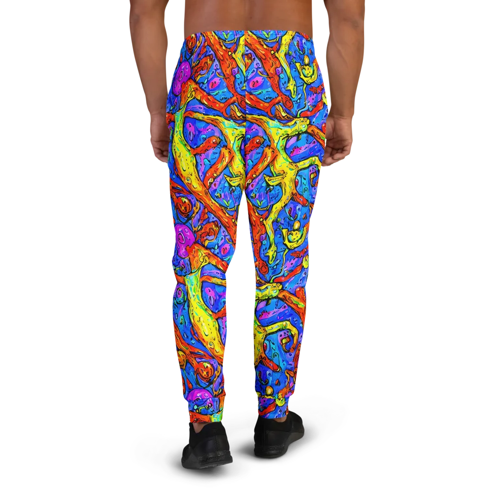 Chromatic Shoal on Men's Joggers — Back