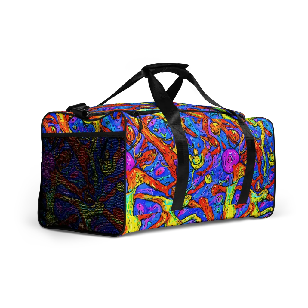 Chromatic Shoal on Duffle Bag — Right Front