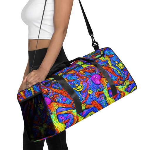 Chromatic Shoal on a Duffle Bag