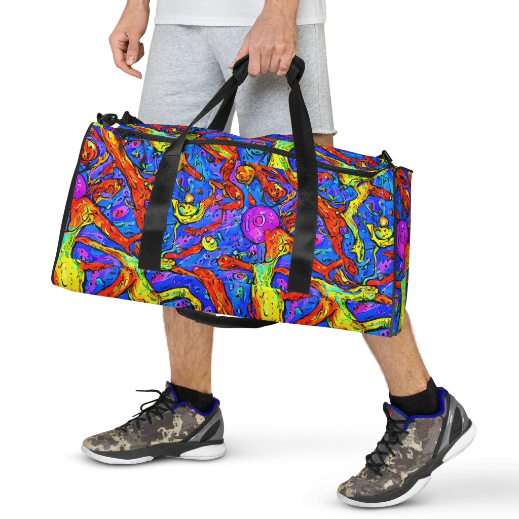 Chromatic Shoal on Duffle Bag — Front