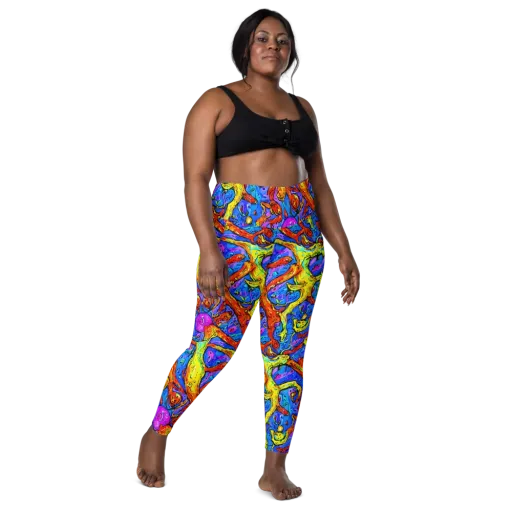 Chromatic Shoal on a Leggings with Pockets