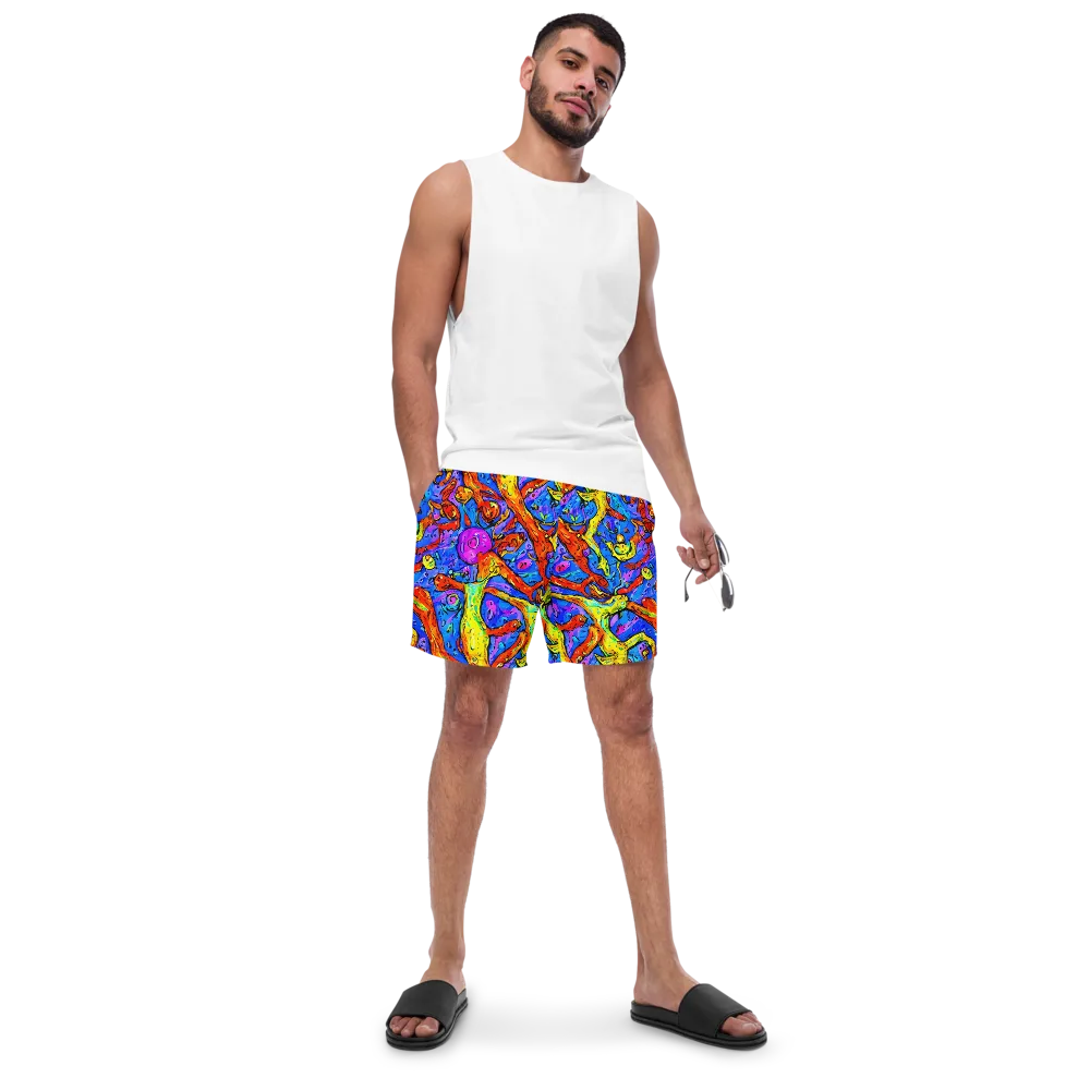 Chromatic Shoal on Swim Trunks — Front