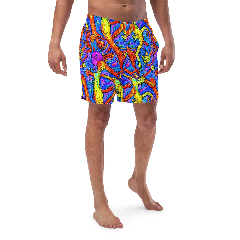 Chromatic Shoal on Swim Trunks — Front