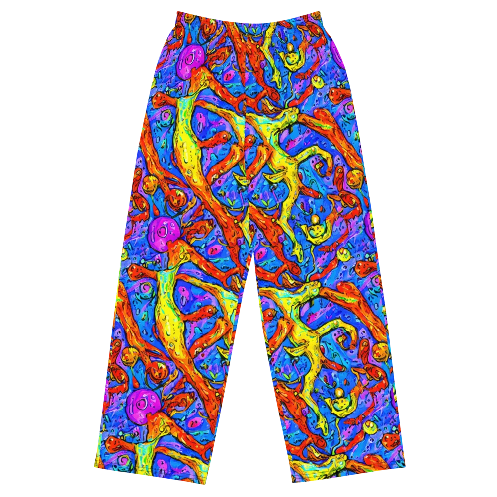 Chromatic Shoal on Wide-Leg Pants — Front