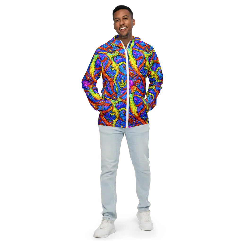 Chromatic Shoal on Men's Windbreaker — Front