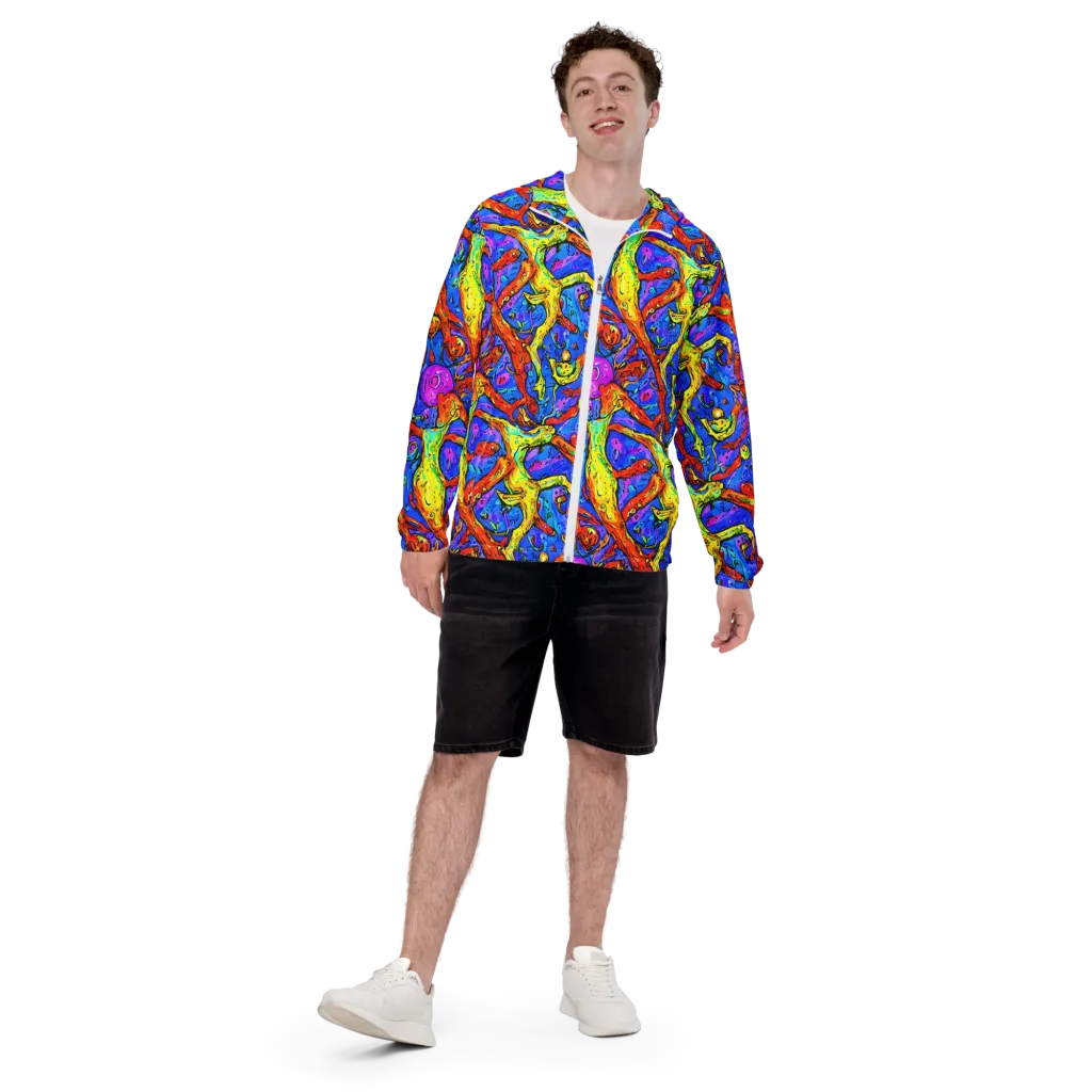 Chromatic Shoal on Men's Windbreaker — Front