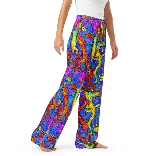 Chromatic Shoal on a Women's Pajama Pants