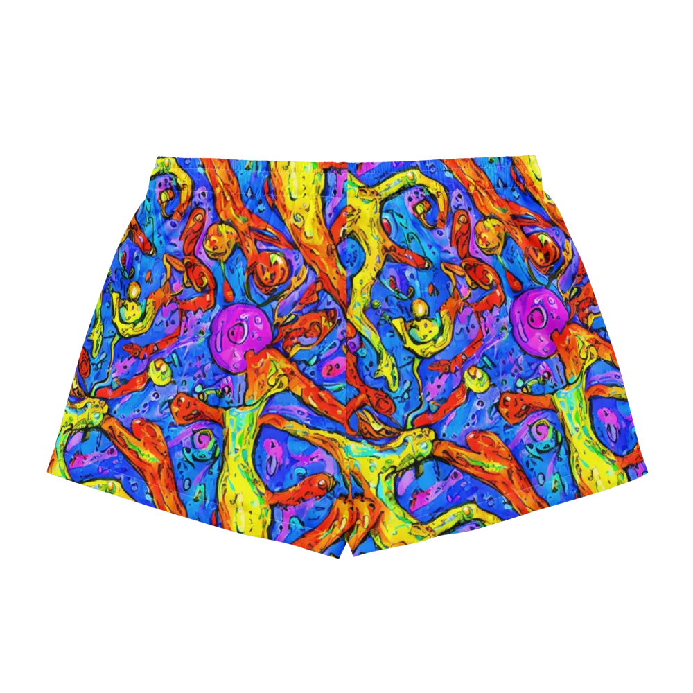Chromatic Shoal on Women's Pajama Shorts — Back