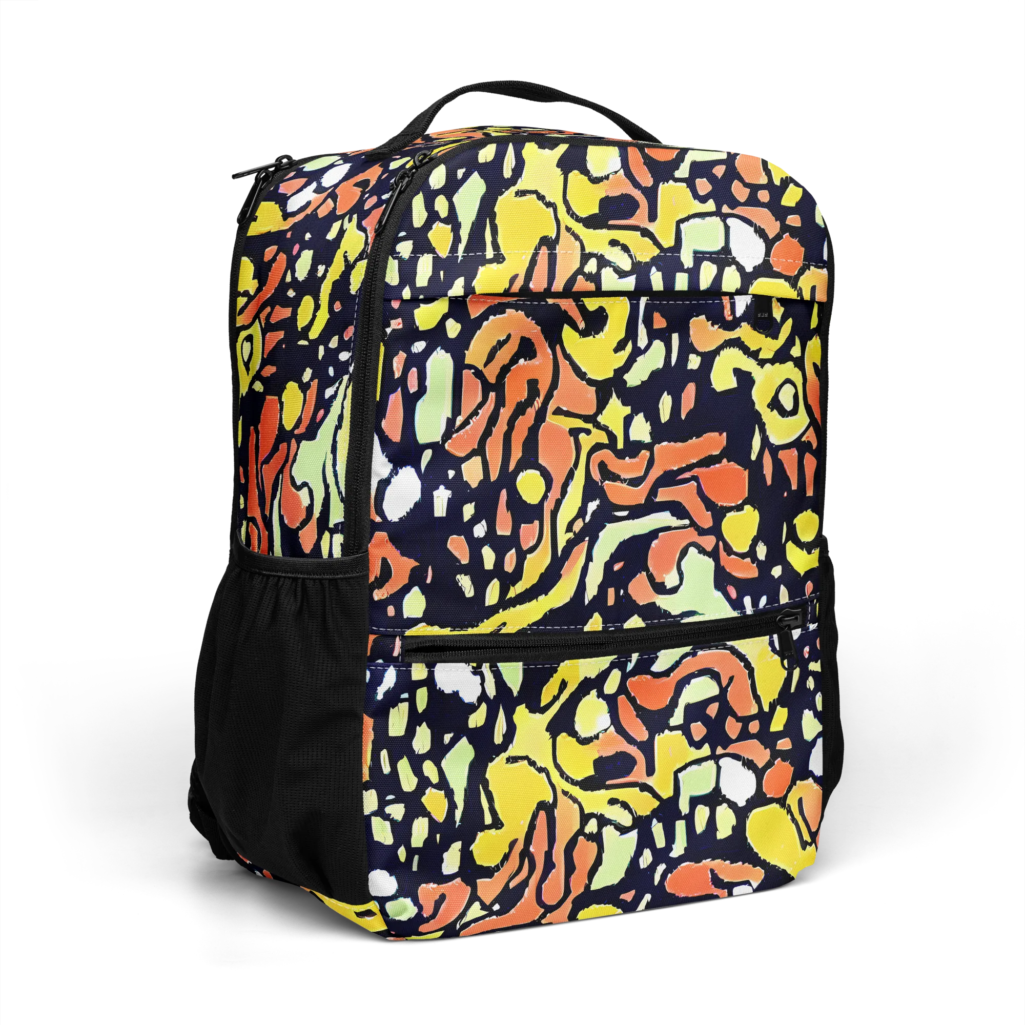 Neon Ink Safari on Utility Backpack — Right Front