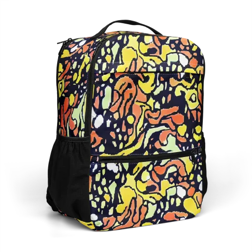 Neon Ink Safari on a Utility Backpack