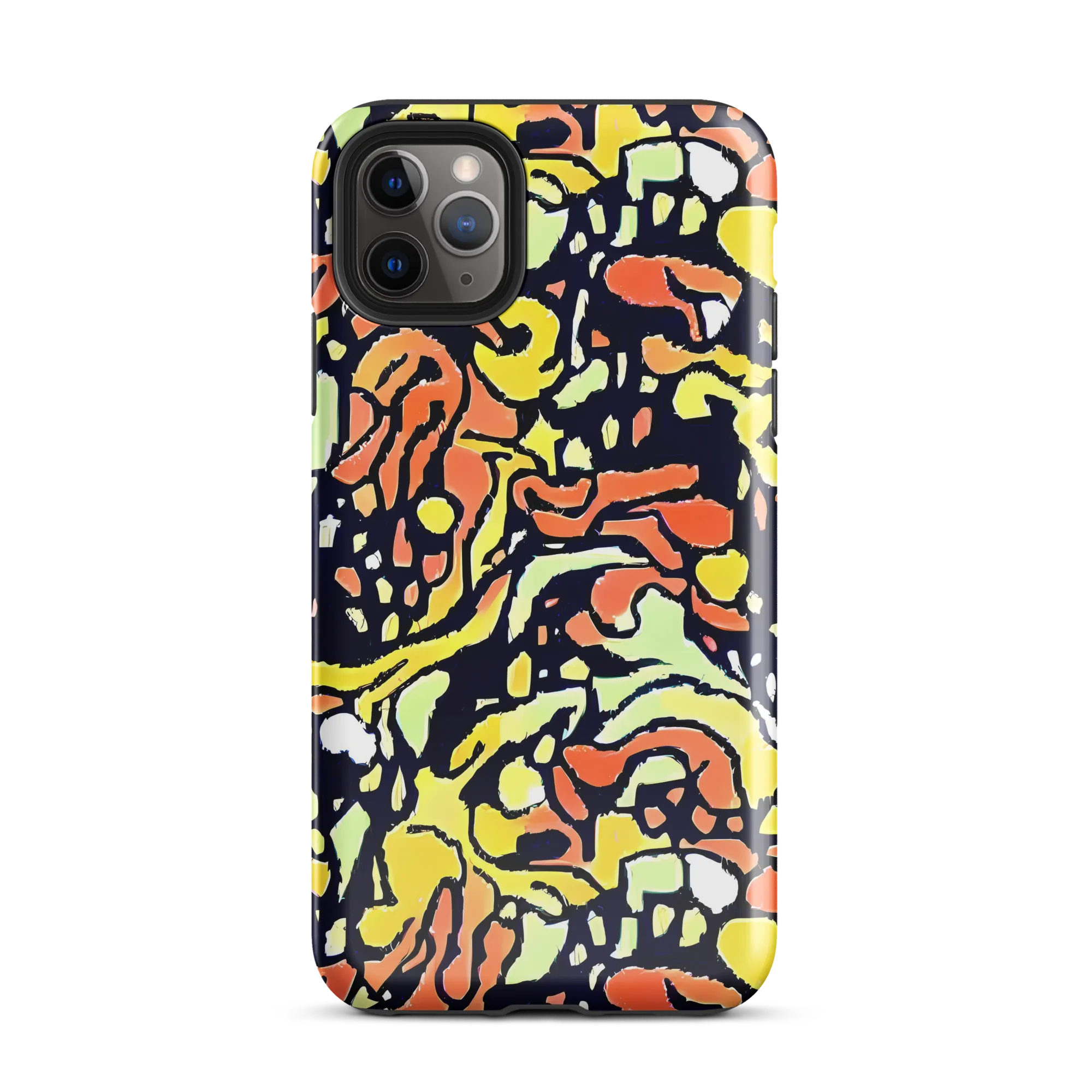 Neon Ink Safari on Tough Case for iPhone® — Front