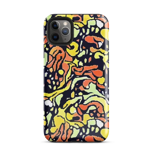 Neon Ink Safari on a Tough Case for iPhone®