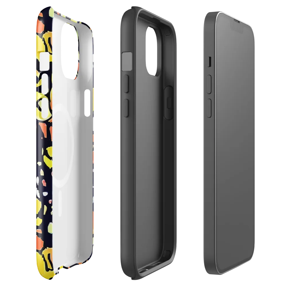 Neon Ink Safari on MagSafe Tough Case for iPhone® — Front